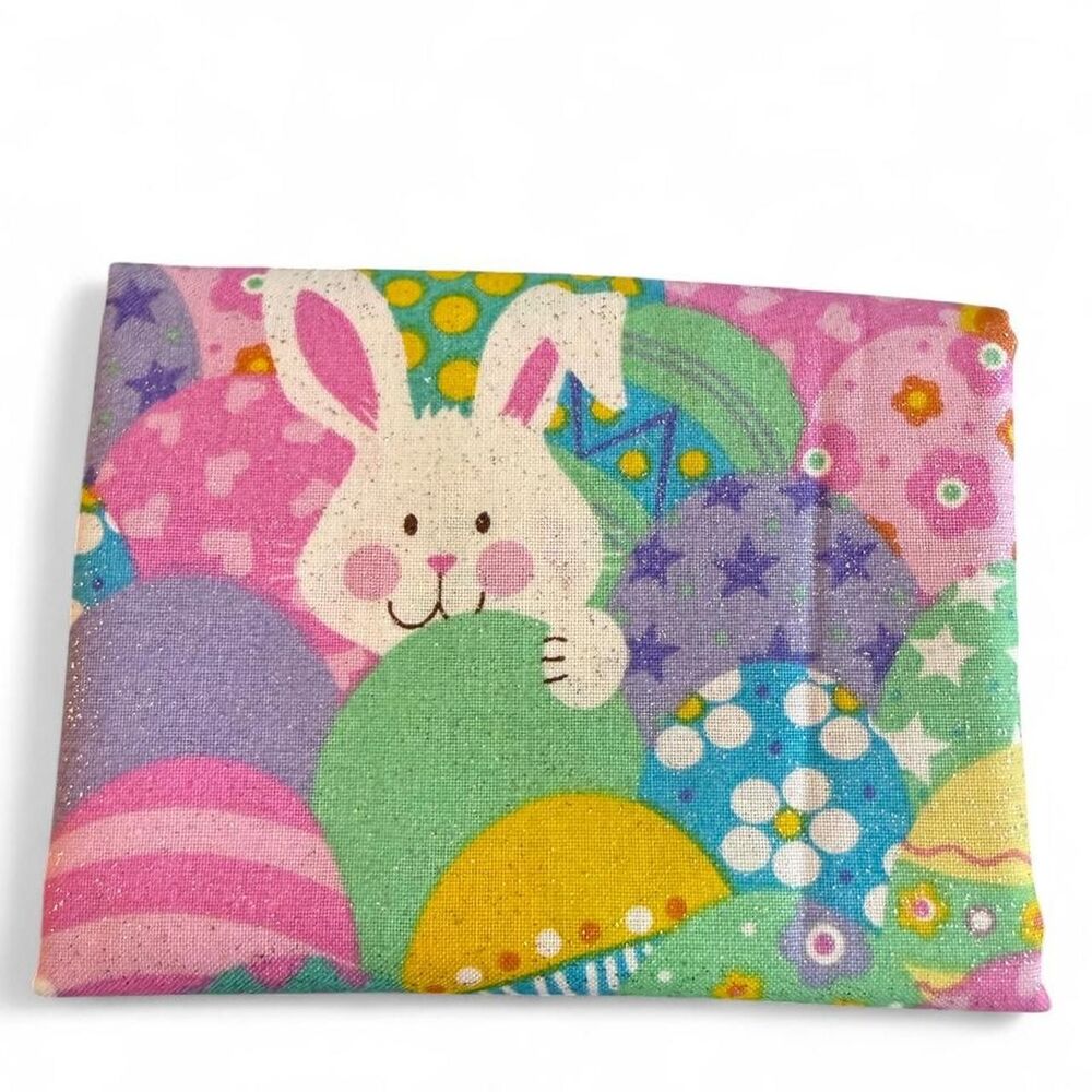 18"X 21"Easter Bunny Fat Quarter | Easter Egg Cotton Fabric